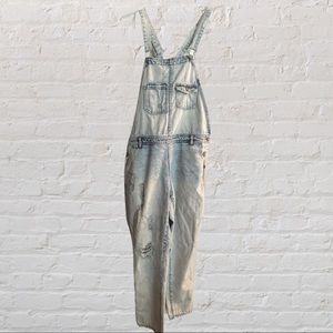 Denim overalls